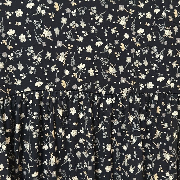 Navy blue floral Dress - Picture 4 of 7